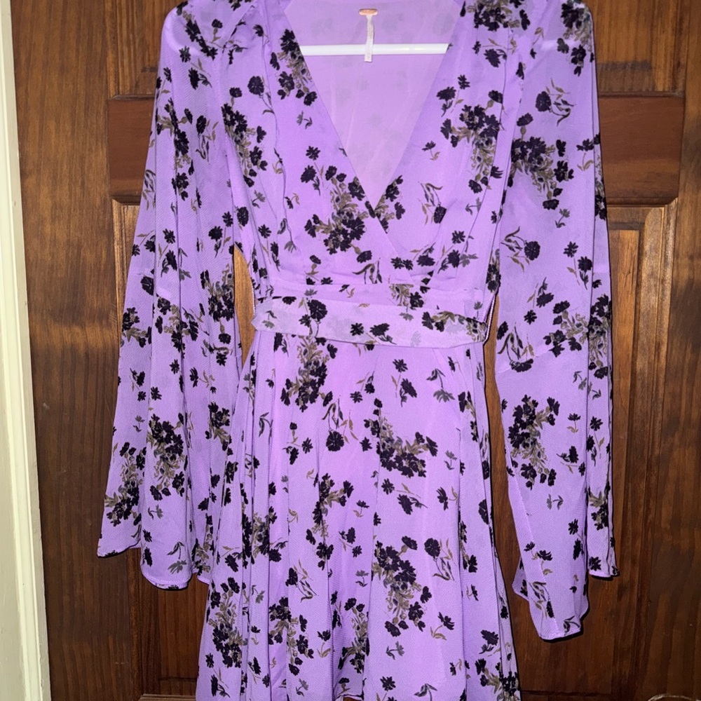 Free people floral Purple Dress